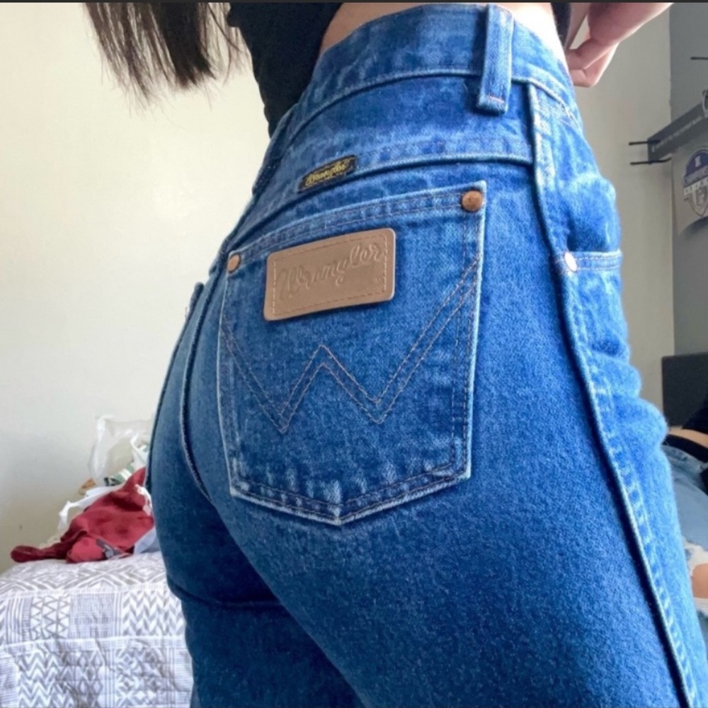 Vintage Wrangler Cowboy Cut High Waist Westward 30x32 AMAZING 🤩 RIGID